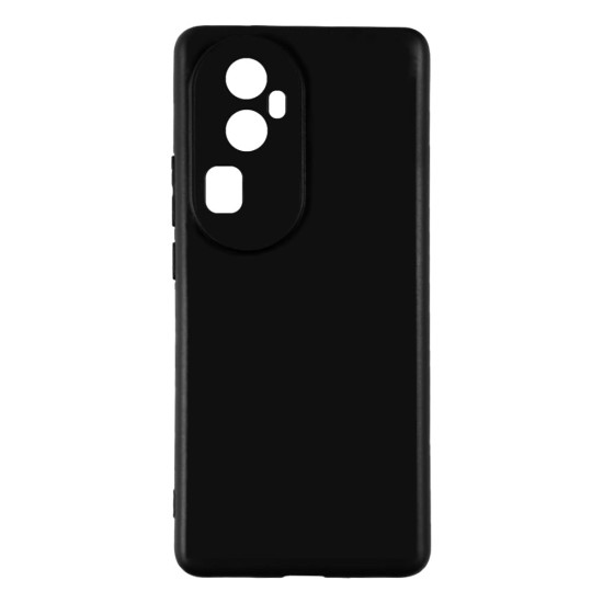 Capa de Silicone com Moldura de Câmera para Oppo Reno10 Pro Plus Preta